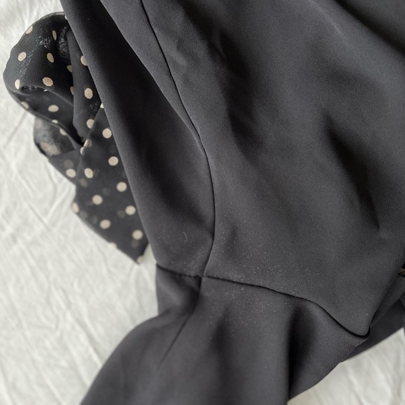 ONE CLOTHING polka dot blouse with tie - Picture 6 of 7